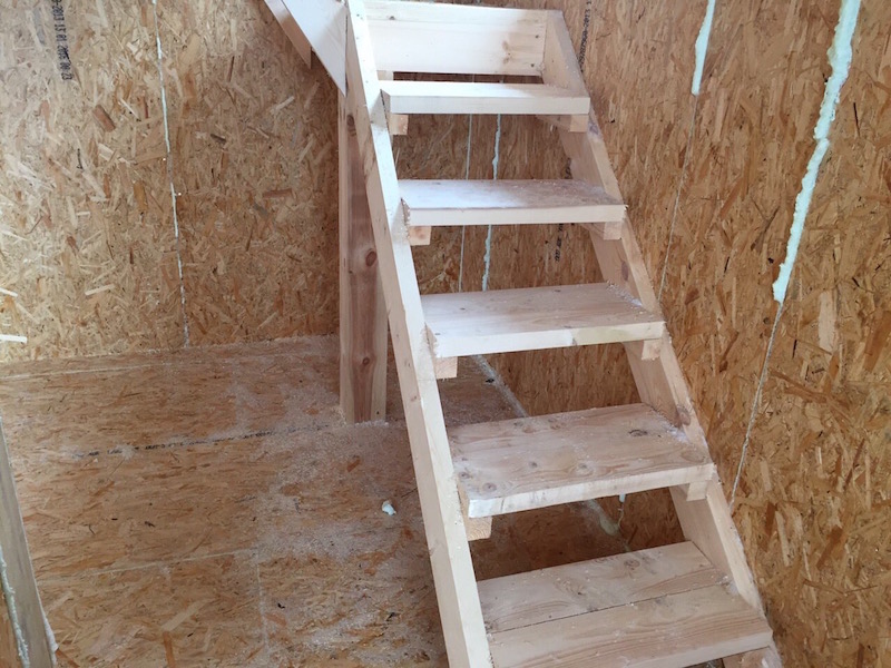 лестница из доски 150х50